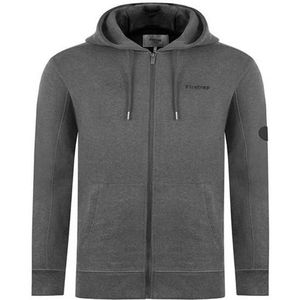 Heren Firetrap Brunel Full Zip Hoodie in Charcoal