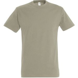SOLS Heren Keizerlijke Zwaargewicht T-Shirt Met Korte Mouwen (Khaki) - Maat XL