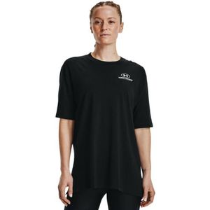 Under Armour UA Graphic oversized T-shirt voor dames, zwart