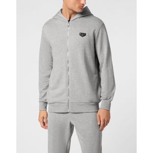 Philipp Plein - Hooded Sweatjacket Iconic - Zwart - Heren
