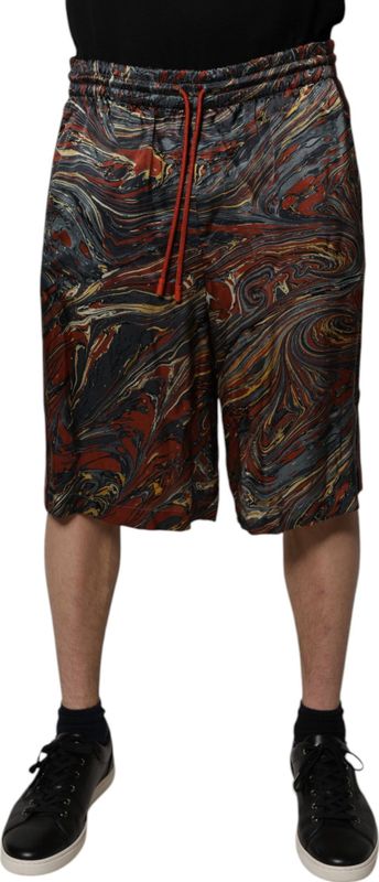 Dolce & Gabbana - Bermuda Shorts - Multicolor - 100% Polyester