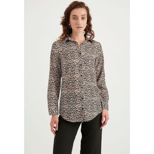 Shirt met luipaardpatroon