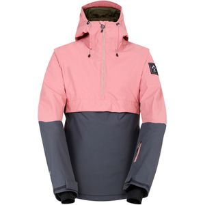 Dare 2B Dames/Dames Snowburst Overhead Ski Jas (Stoffig roze/Ebbenhoutgrijs)