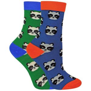 2 Paar Bamboe Sokken Jongens | Mr Heron | Sokken met dierenpatroon voor kinderen | Sokken met nieuw ontwerp - Panda