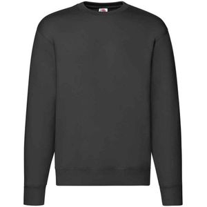 Fruit of the Loom Heren Premium Drop Shoulder Sweatshirt (Zwart)