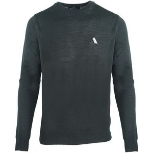 Aquascutum Check A Logo zwarte sweater