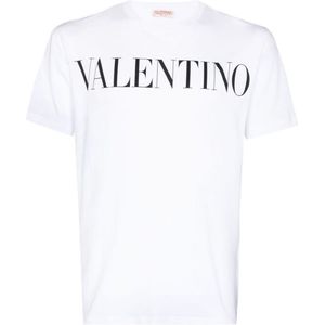 Valentino-logo-T-shirt in wit