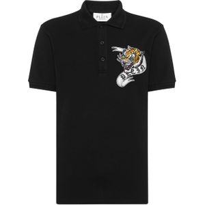 Philipp Plein - Polo Shirt SS Tattoo - Katoen - Zwart