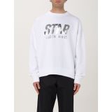 Golden Goose - Cotton Crewneck - Hoodie - Wit - Katoen