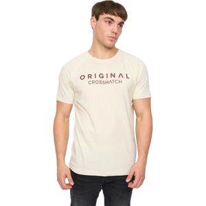 Crosshatch Heren Chantlars T-Shirt (Gebroken wit)