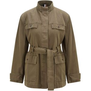 BOSS - Jacona - Blazerjasje - Groen - Utility geïnspireerde gepatchte zakken