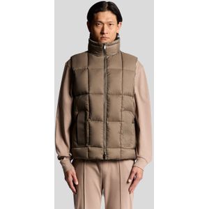 Lyle & Scott Square Cocoon Puffer Gilet - Bruin
