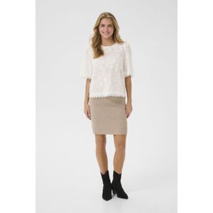 Blouse met korte mouwen CRHilda Regular fit white