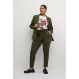 Kaffe Curve - Slim-Fit Broek - Grape Leaf - Elastische Tailleband