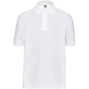 Russell Poloshirt van katoen voor kinderen (Wit)
