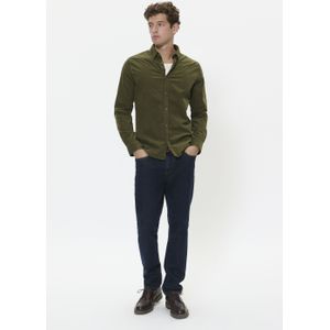 Overhemd met lang mouwen MAtrostol Regular fit khaki