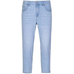 Exxcellent cropped skinny capri jeans Chantal light blue denim