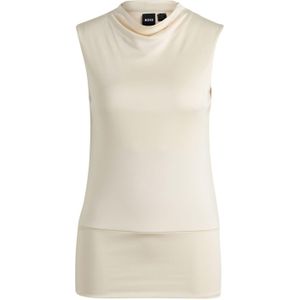 Boss Dames/Dames Esensa mouwloze top (Wit)