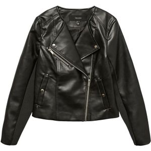 Vero Moda Dames/Dames Riley jasje van imitatieleer (Zwart)