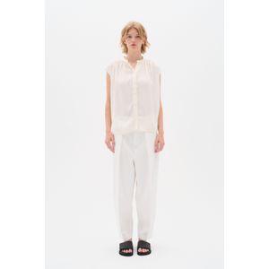 Tops - Effen - Viscose - Opstaande Kraag - Losse Pasvorm