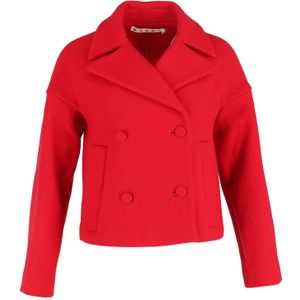 Marni Dubbelzijdig Korte Jas in Rode Wol