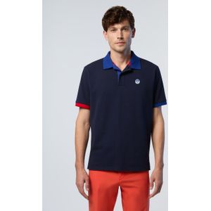North Sails Polo overhemd Met contrasterende boorden