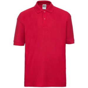 Russell Kinder/Kids Poloshirt (Klassiek rood)