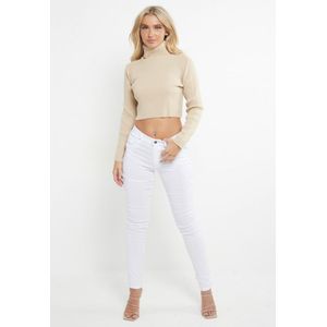 MYT Dames Skinny Super Stretch Chino Wit - Maat 44 Normaal