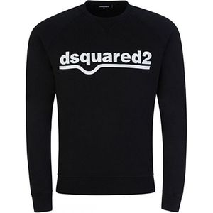 Dsquared2 klassieke Raglan Fit zwarte trui met logo