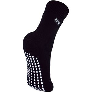 THMO - Indoor Slipper Sokken met Grijpers voor Kinderen - Zwart