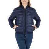 Love Moschino, Dames, Jassen, Blauw, Maat: S Poliester,
