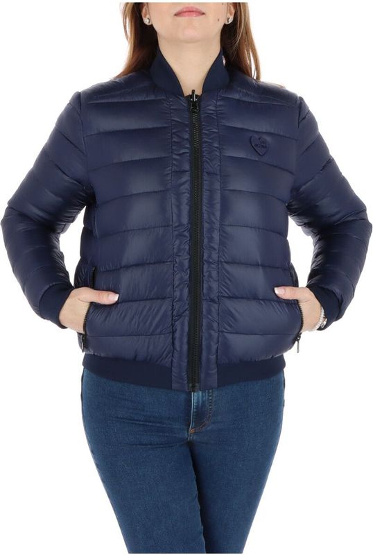 Love Moschino, Dames, Jassen, Blauw, Maat: S Poliester,