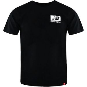 New Balance - NB Essentials ID - T-shirt - Zwart - Korte Mouw