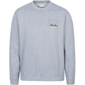 Mountain Warehouse Heren Regionale Cornwall Sweatshirt (Lichtgrijs)