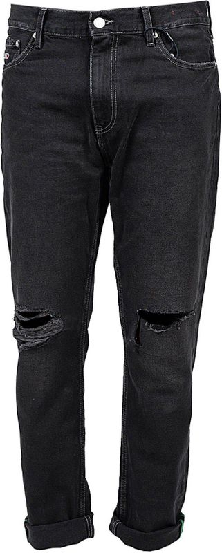 Tommy Hilfiger - Slim-fit Jeans - Zwart - Hoogwaardig Denim