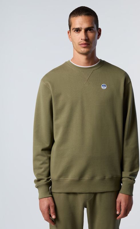 North Sails - Sweatshirt - Biologisch Katoen - Met Logo Patch