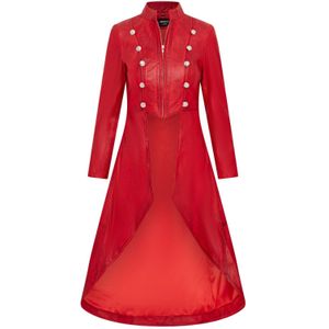 Gothic - Atlanta - Leren Damesjas - Volledige Lengte