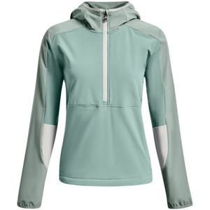 Under Armour UA Terrain hoodie met halve rits voor dames, groen