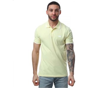 Men's Levis Slim Housemark Polo Shirt in Yellow