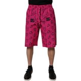 Dolce & Gabbana - Bermuda Shorts - Roze - 100% Katoen - Regular Fit
