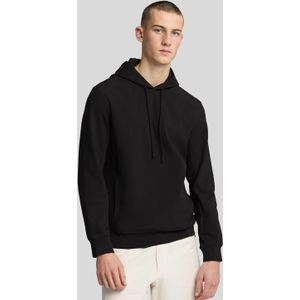 Lyle & Scott - Softshell Hybrid Pullover Hoodie - Zwart