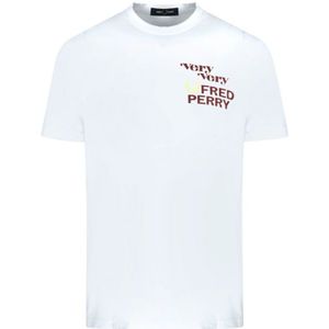 Fred Perry heel erg logo wit T-shirt