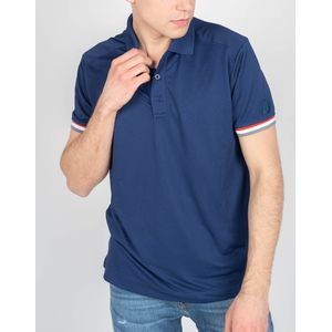 Invicta - Poloshirt - Blauw - Heren - Katoen