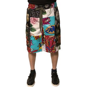 Dolce & Gabbana - Patchwork Cargo Bermuda Shorts - Multicolor