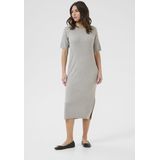 Kaffe - Gebreide Jurk - Grijs - Kalizza