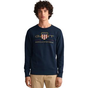 Gant | Archief Shield sweatshirt voor heren met ronde hals
