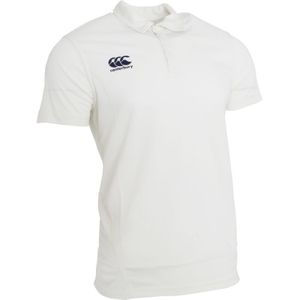 Canterbury Heren Korte Mouw Cricket Shirt (Crème) - Maat 2XL
