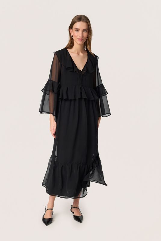 Soaked in Luxury - Jatessan - Lange Jurk - Zandkleur