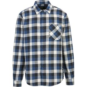 Overhemd geruit licht katoen flanel