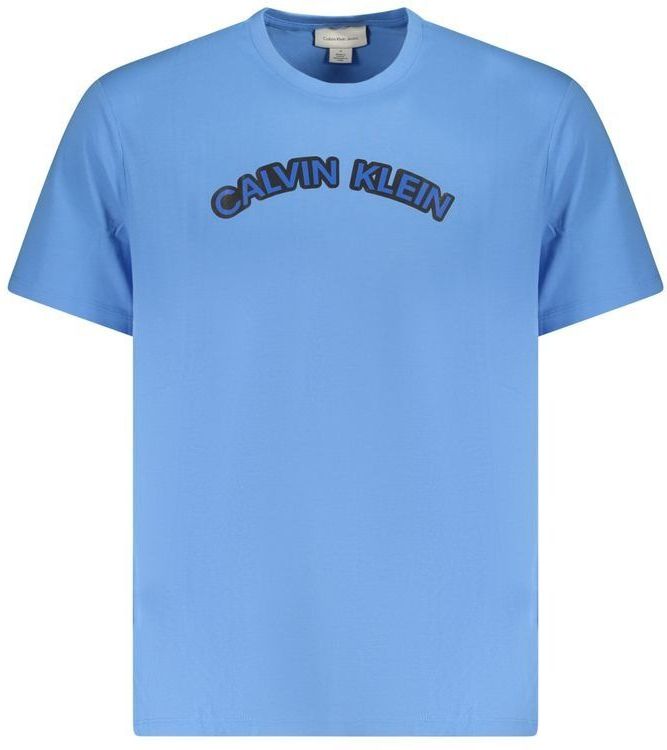Calvin Klein - T-shirt - Lichtblauw - Korte Mouwen